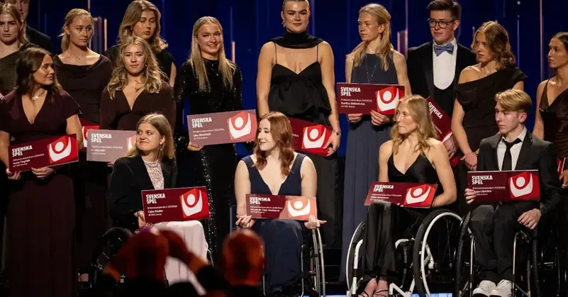 Emelie Olin och Axel Isberg, grattis till Elitidrottsstipendiet!